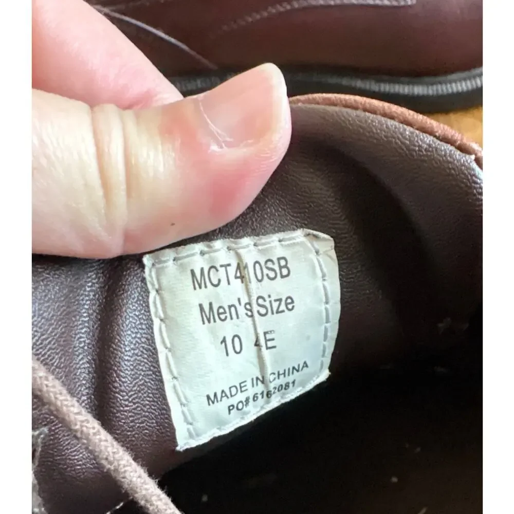 Dunham MCT410SB Jericho Burlington Waterproof Leather Oxford Dress Shoes  10 4E